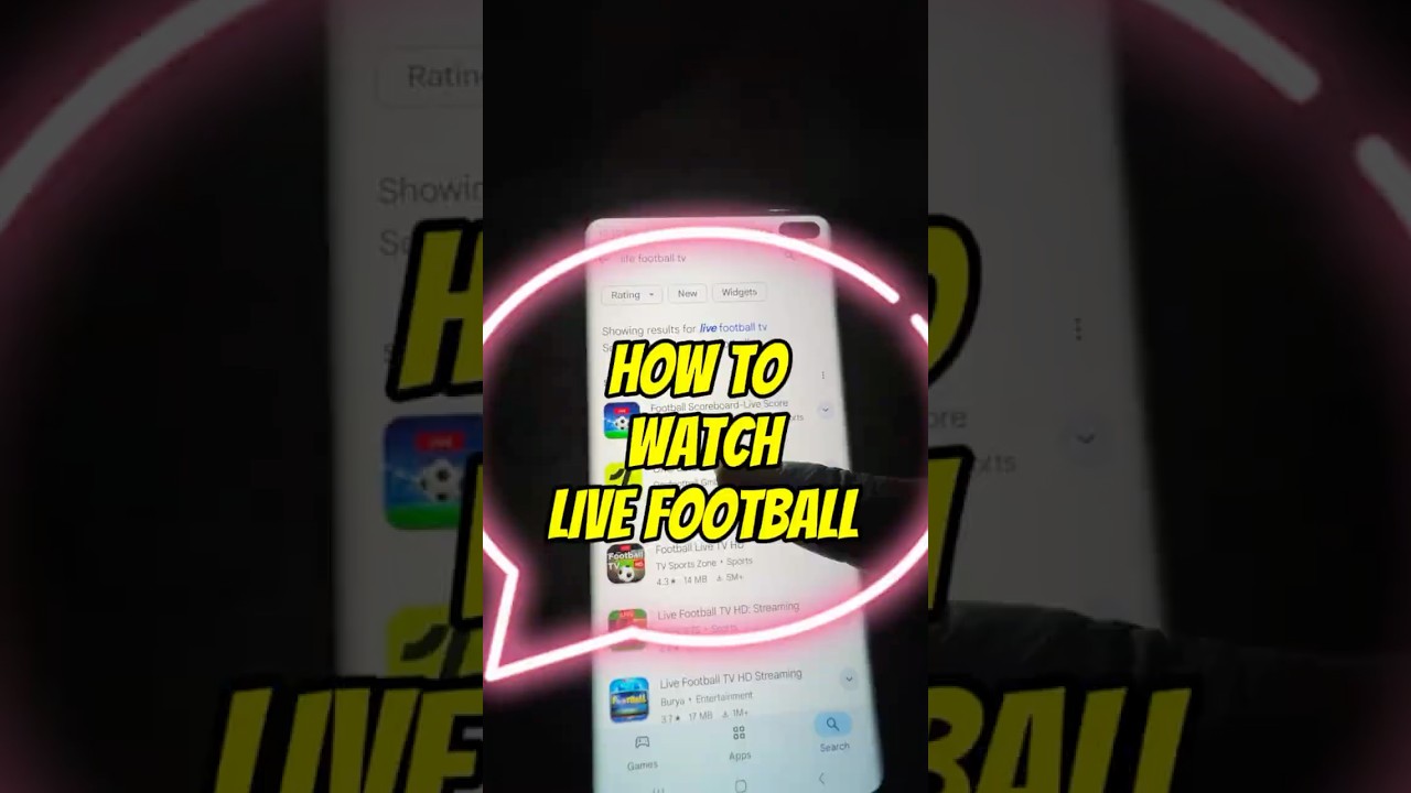HOW TO WATCH LIVE FOOTBALL . 