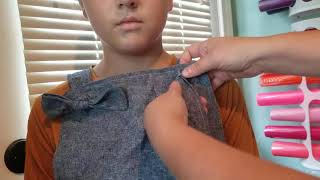 How to Tie A Knot Dress Strap into a Bow by CKC Patterns