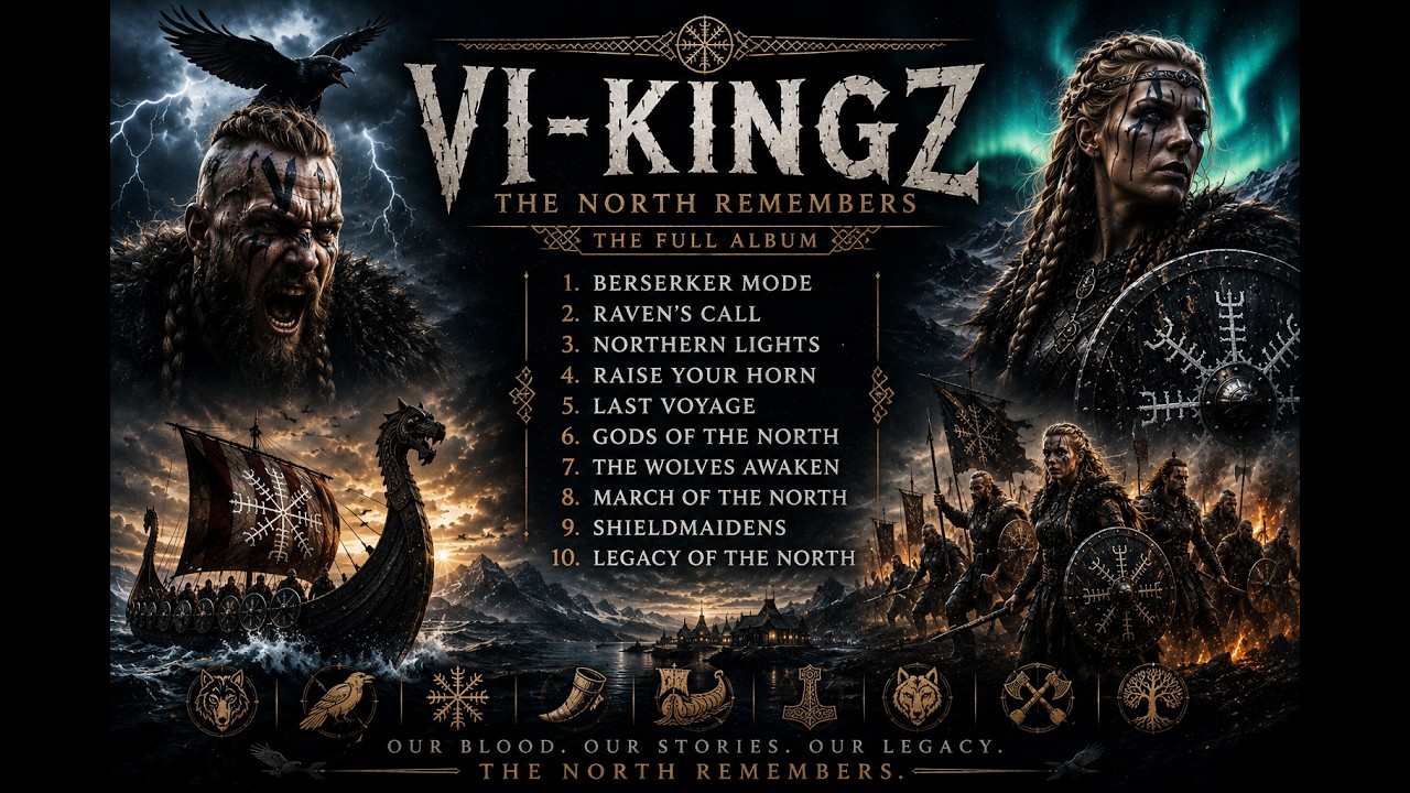 🔥 The Ultimate Viking Music Album | VI-KINGZ – The North