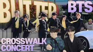 💜🌎korean reaction to bts crosswalk concert !!!🌎💜