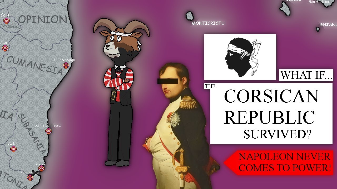 What if the Corsican Republic Survived? (NAPOLEON NEVER COMES OF POWER) // alt. history map speedart