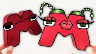 Cool Craft | Paper Alphabet Lore M+M ❤️