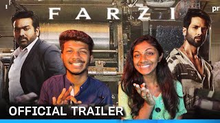 FARZI - Official Tamil Trailer - Reaction | Raj & DK | Shahid, Sethupathi, Kay Kay, Raashi |  ODY