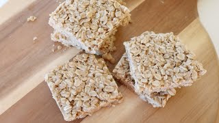Simple Nut Free Soft Granola Bars | vegan snacks
