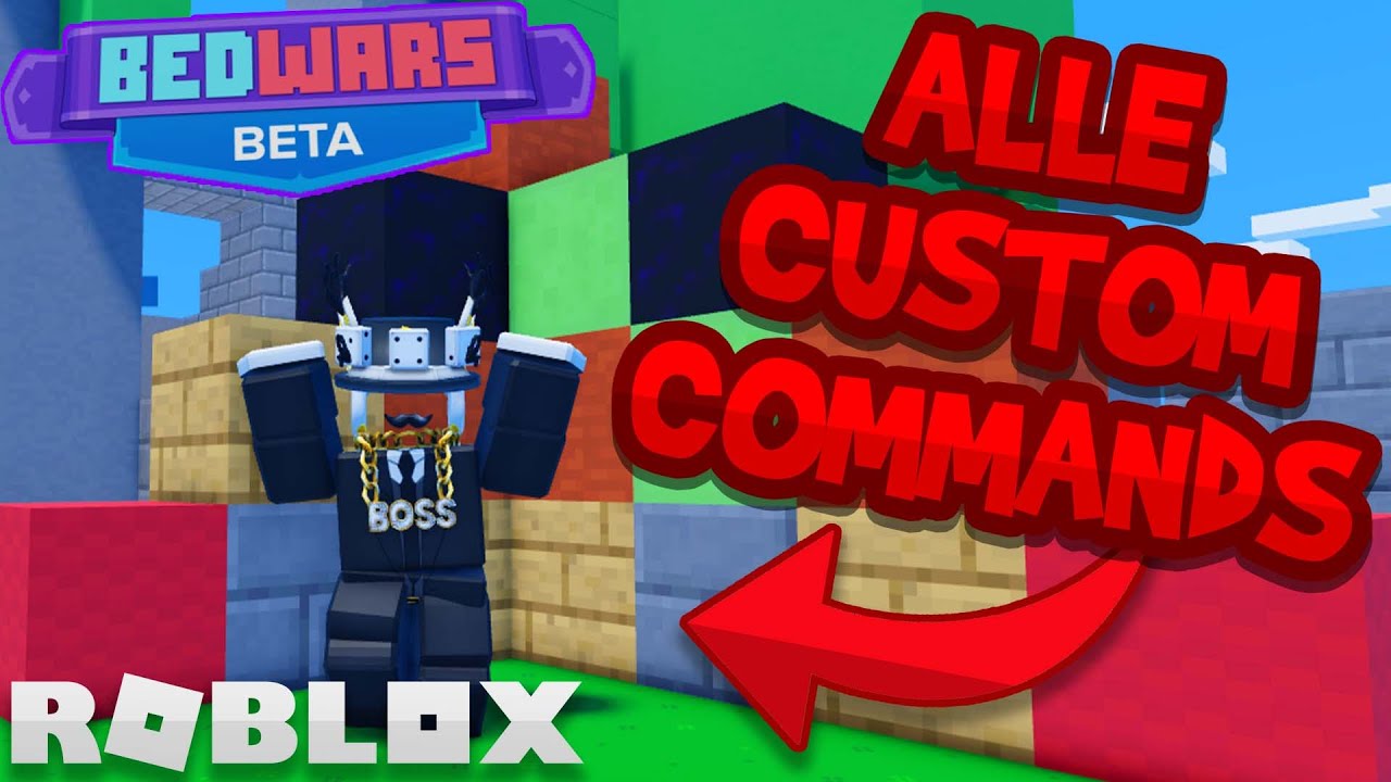 BedWars I ALLE CUSTOM BEDWARS COMMANDS I Roblox Deutsch YouTube 