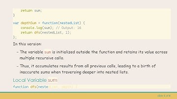Understanding the Difference Between Global and Local Variables in JavaScript for Nested Arrays