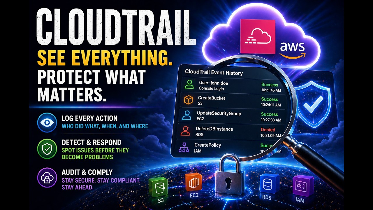 AWS CloudTrail Explained: See Everything Happening in Your Account