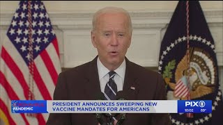 Biden issues sweeping new vaccine mandates for 100 million Americans