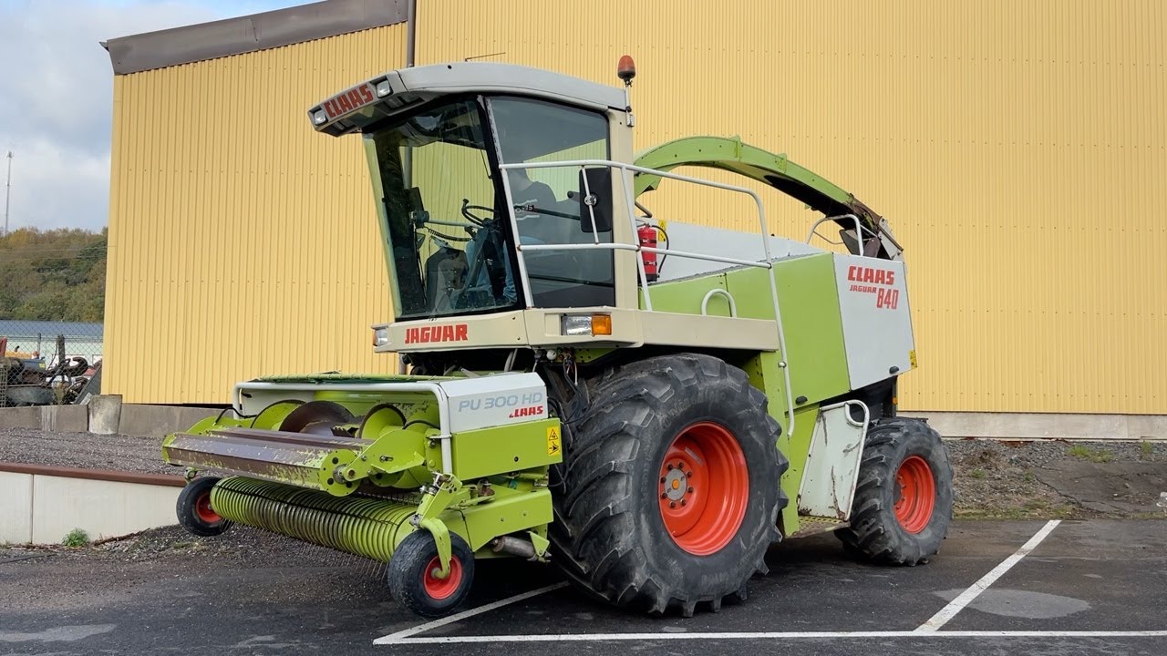 Köp Exakthack Claas Jaguar 840 med gräspickup på Klaravik