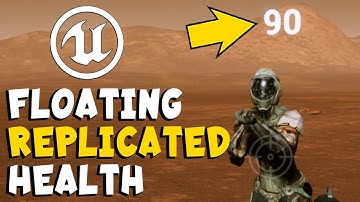 Floating Health Bar Replicated for Multiplayer in Unreal UE5 UE4