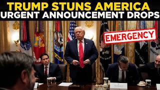 US NEWS Live: Trump DROPS 24-HOUR BOMBSHELL — Urgent Announcement Leaves America SPEECHLESS |