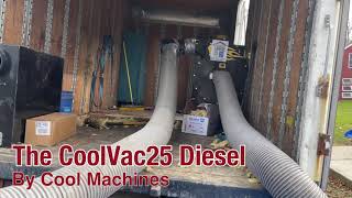 The CoolVac25 Diesel Insulation Vacuum by Cool Machines