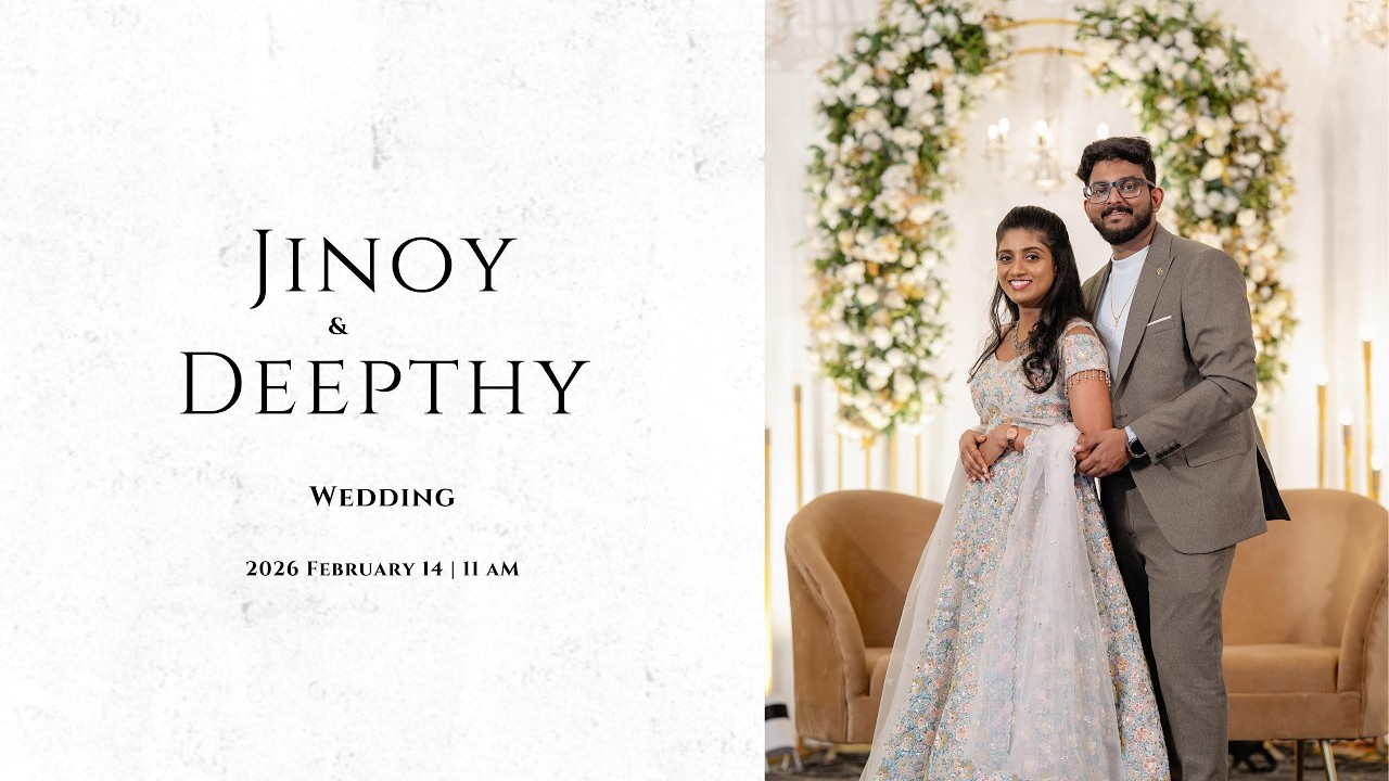 Jinoy & Deepthy Wedding Live | 14-02-2026