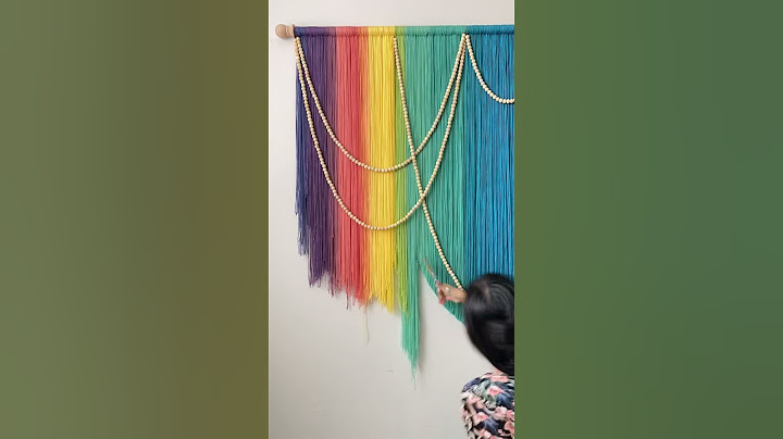 Easy Macrame | Boho Wall Decor | Colorful Wall Art | Fiber Art | DIY Decor Ideas | Aesthetic Decor