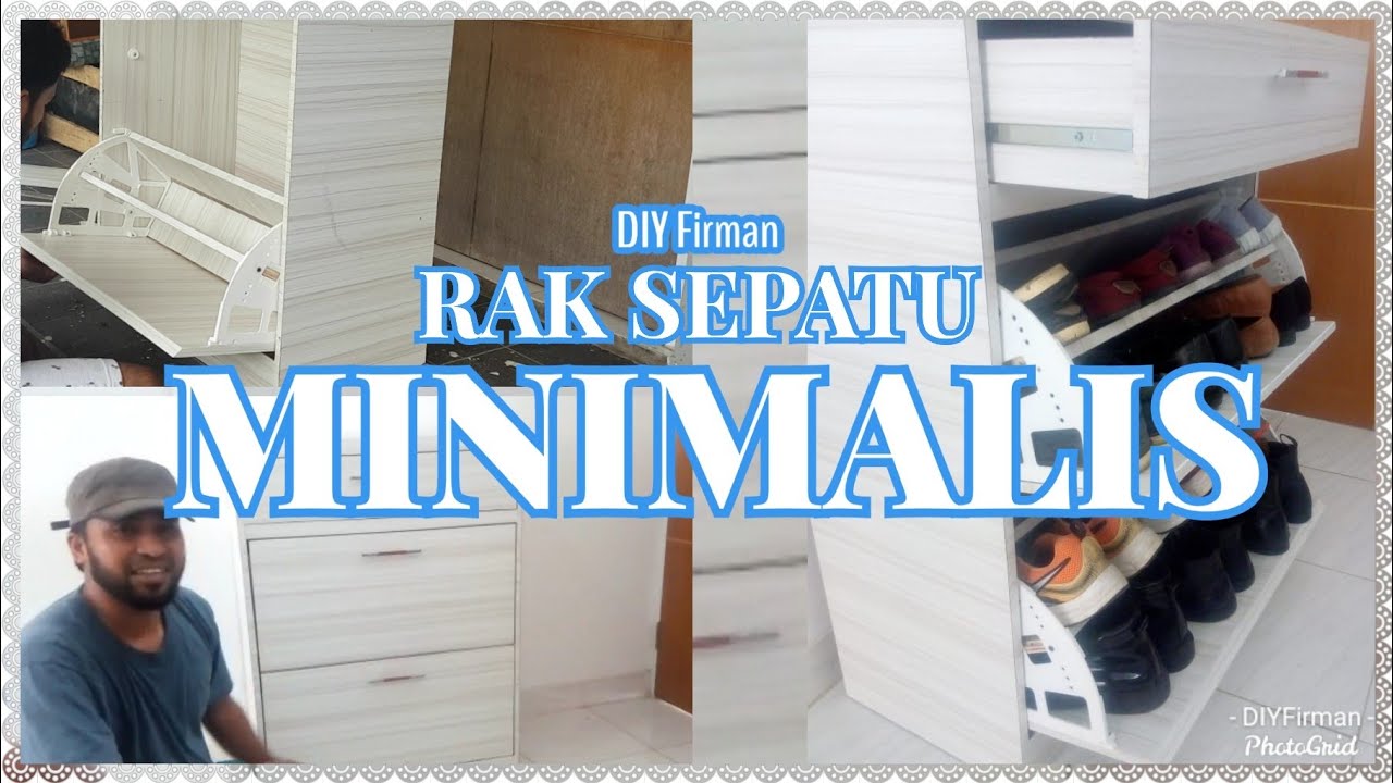  Membuat  Rak  Sepatu Minimalis  YouTube