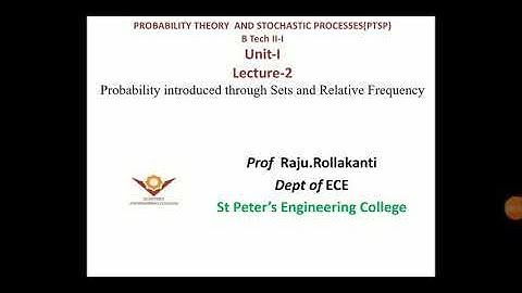 #PTSP unit-1, Lecture-2 by Prof Raju.Rollakanti