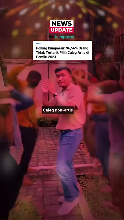 Polling kumparan: 96,56% Orang Tidak Tertarik Pilih Caleg Artis di Pemilu 2024