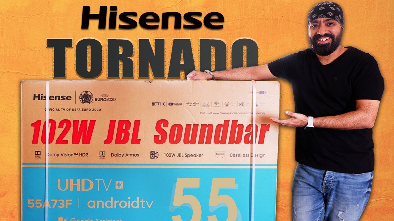 HISENSE TORNADO TV 55 inch with 102W 