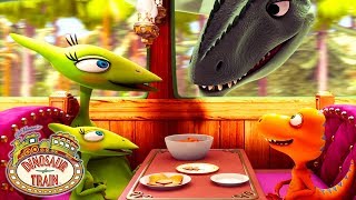 Feasts In the Dinosaur Train Dining Car! | Dinosaur Train