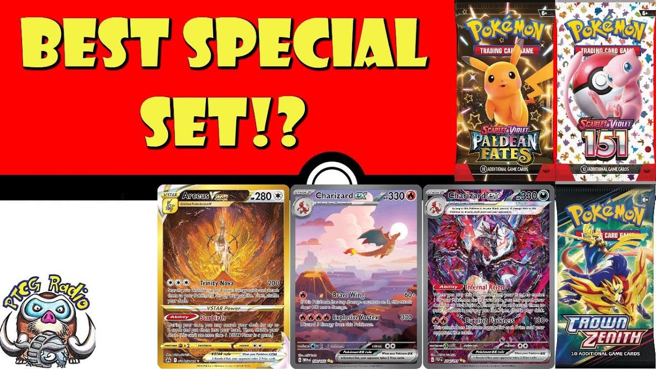 LAST‼️special set Best Special Set in the Pokémon TCG!? 151? Paldean Fates? Crown