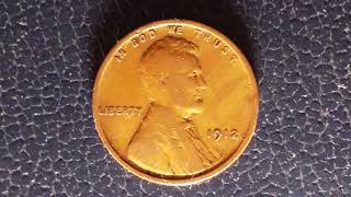 1912 LINCOLN WHEAT PENNY: 68,153,060 PRODUCED - NO MINT MARK
