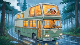 Living in a Tiny Mobile Home on a Rainy Day | Coffee & Breakfast | Ghibli Style ASMR screenshot 2