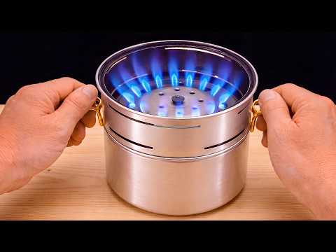 No Gas, No Electricity! 😱 Simple DIY Mini Stove Anyone Can Make from Tin Cans | Genius DIY365