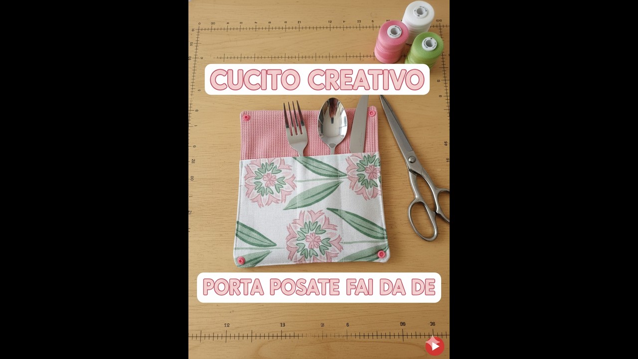 TUTORIAL Porta posate da ufficio/viaggio