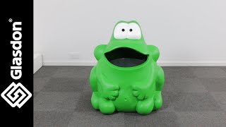 Glasdon UK | Demonstration | Froggo™ Novelty Litter Bin
