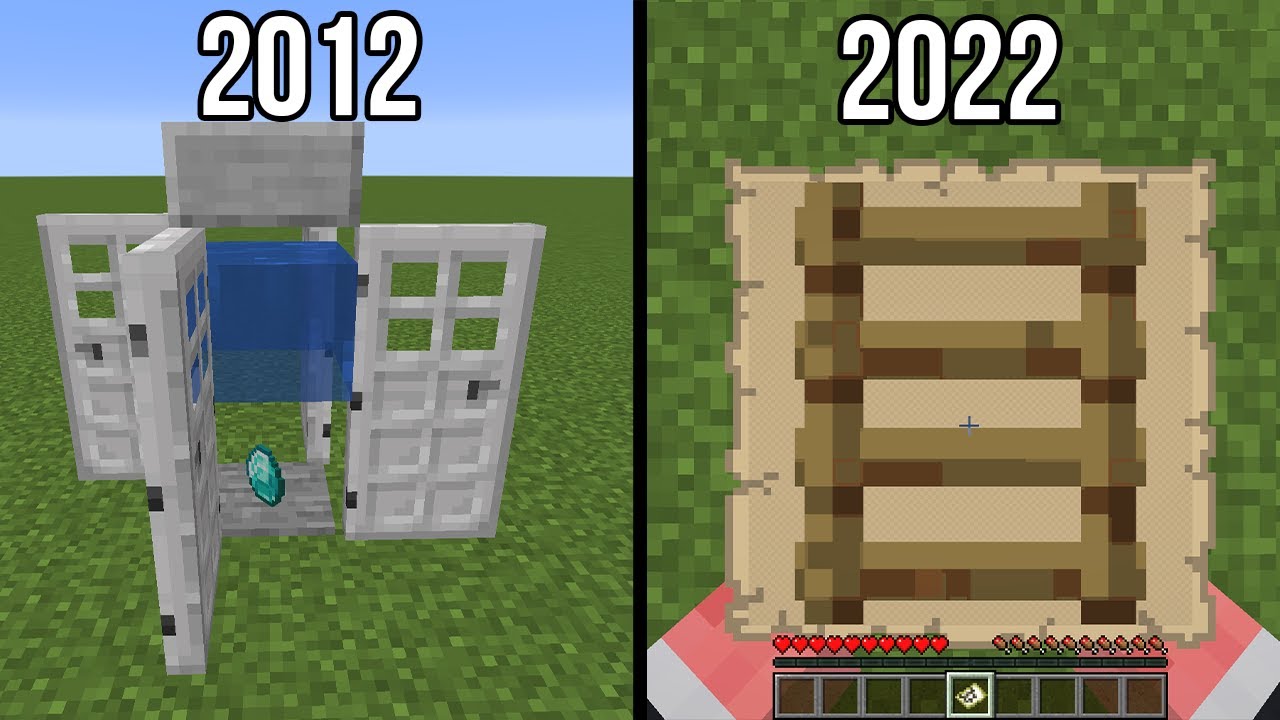 minecraft prank in 2012 vs now - YouTube