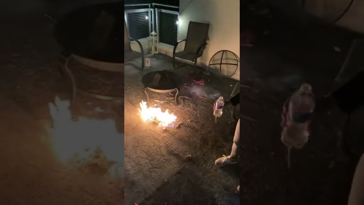 FYI lighter fluid explodes when it catches on fire?!?!? YouTube