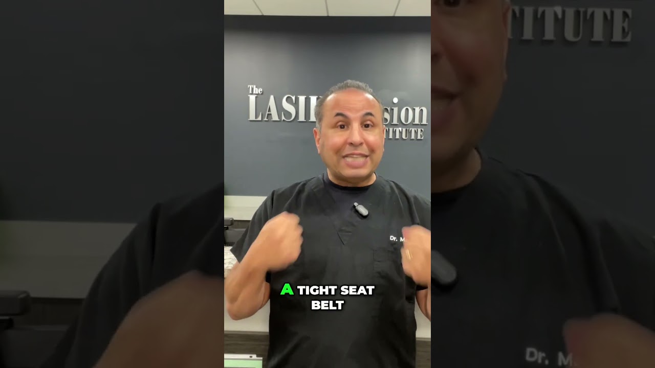 Patients expect pain, but LASIK just feels like gentle pressure.