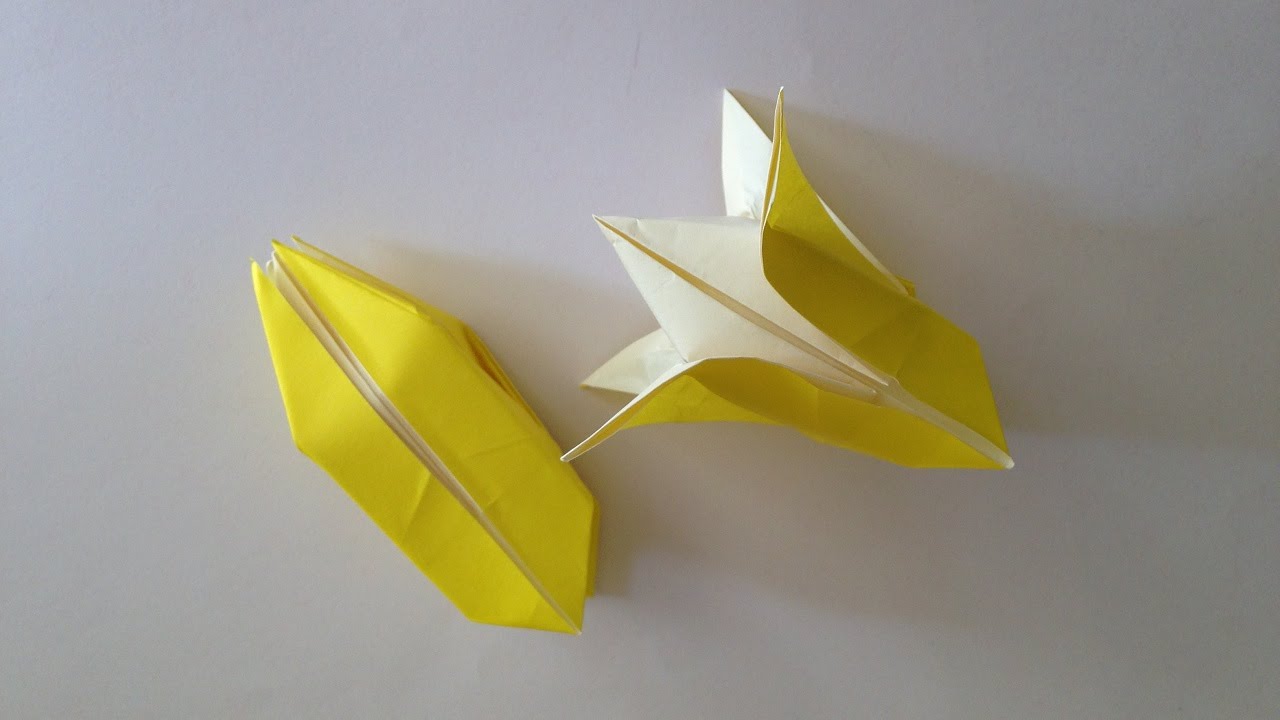 Origami Banana 3d Instructions 折り紙 バナナ 立体 簡単な折り方 Youtube