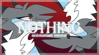 the nothing  - animation meme (flipaclip) (minor flash)