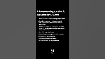 Reason why you should wake up at 4:30am #shorts #fyp