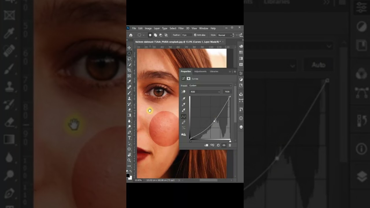 digital makeup in photoshop | photoshop tutorial 