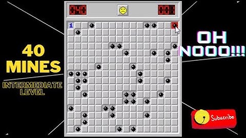 INTERMEDIATE MINESWEEPER PLAY || 10 MINES || IN LESS THAN 3 MINUTES