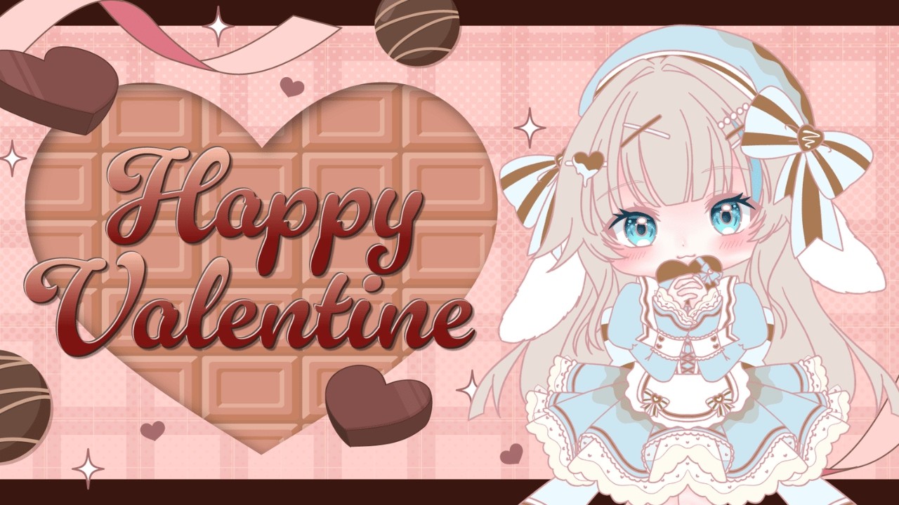 【Happy Valentine Day🩵】こうさぎちゃんたちにLEGOのチョコレートボックス作りながらバレンタイン雑談【実写注意】