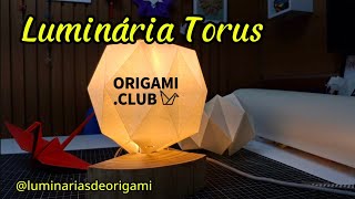 Origami Torus Lamp