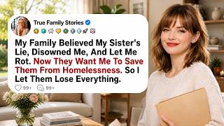 My Family Believed My Sister's Lie, Disowned Me, And Let Me Rot. Now They.. Real Family Stories