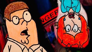 Lois Griffin Stuck in Pie Machine