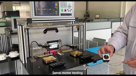 Servo motor testing equipment, electric motor testing