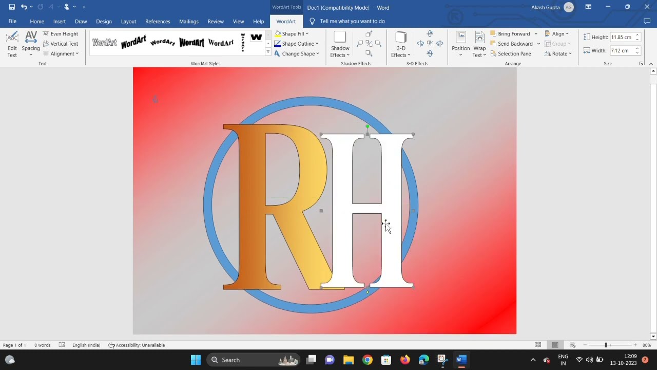 Rahul Name Logo design create/ Logo Creator Adam /Rahul Name Logo