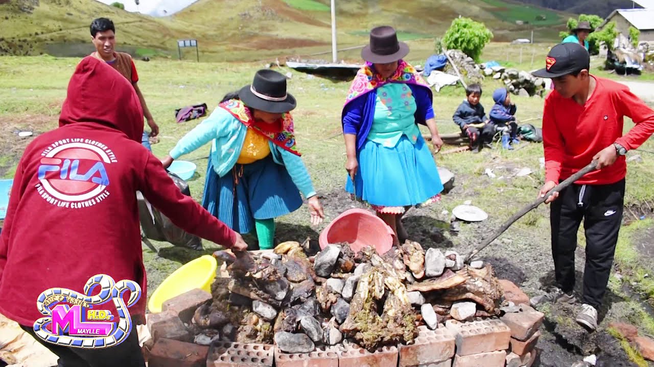 Pachamanca en las Alturas de Huánuco - Illonga Cocha - Distrito de Yacus - Hco.2020
