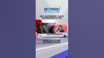 DepEd: May automatic class suspension pa rin batay sa storm warning signal #shorts | Balitanghali