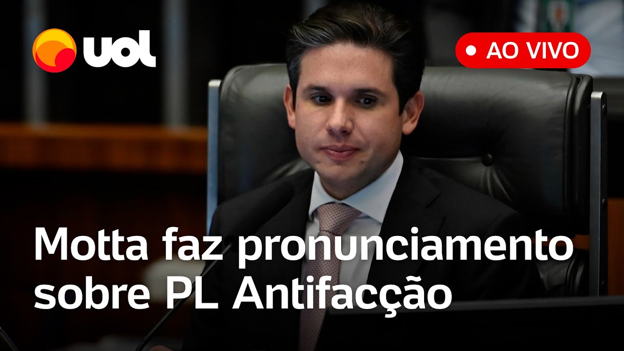 Hugo Motta fala ao vivo sobre PL Antifacção após chefe da PF criticar ...