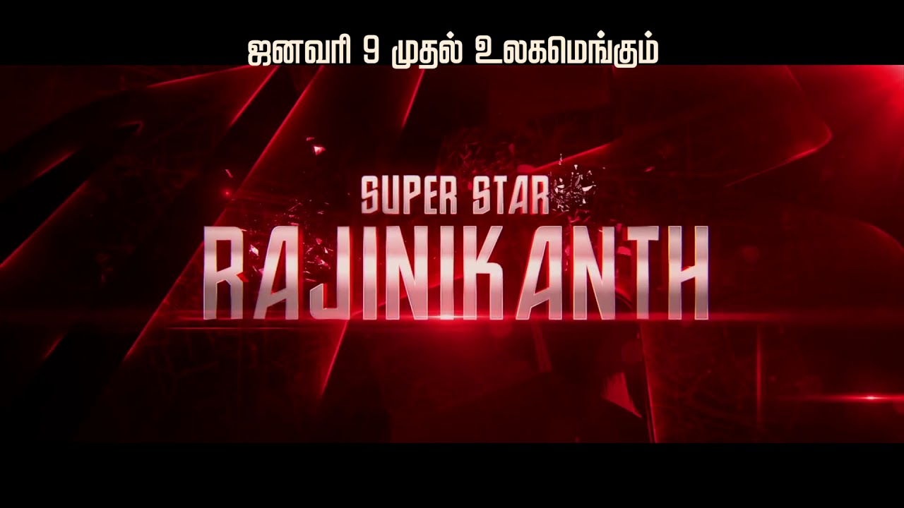 Official:Darbar release promo 2020