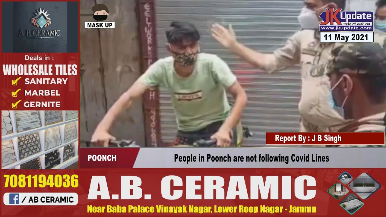 People in Poonch are not following Covid Lines