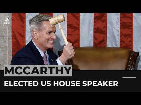 Republican Kevin McCarthy elected US House speaker