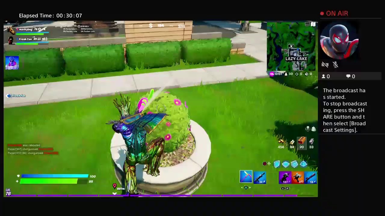 Fortnite game play